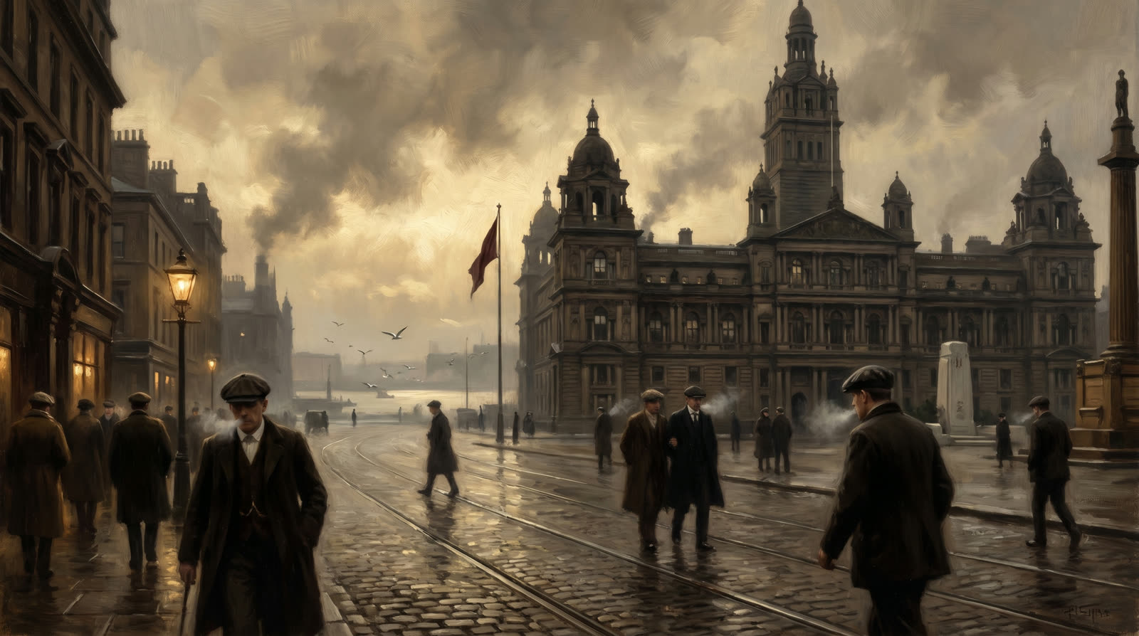 Glasgow 1919, before the riot