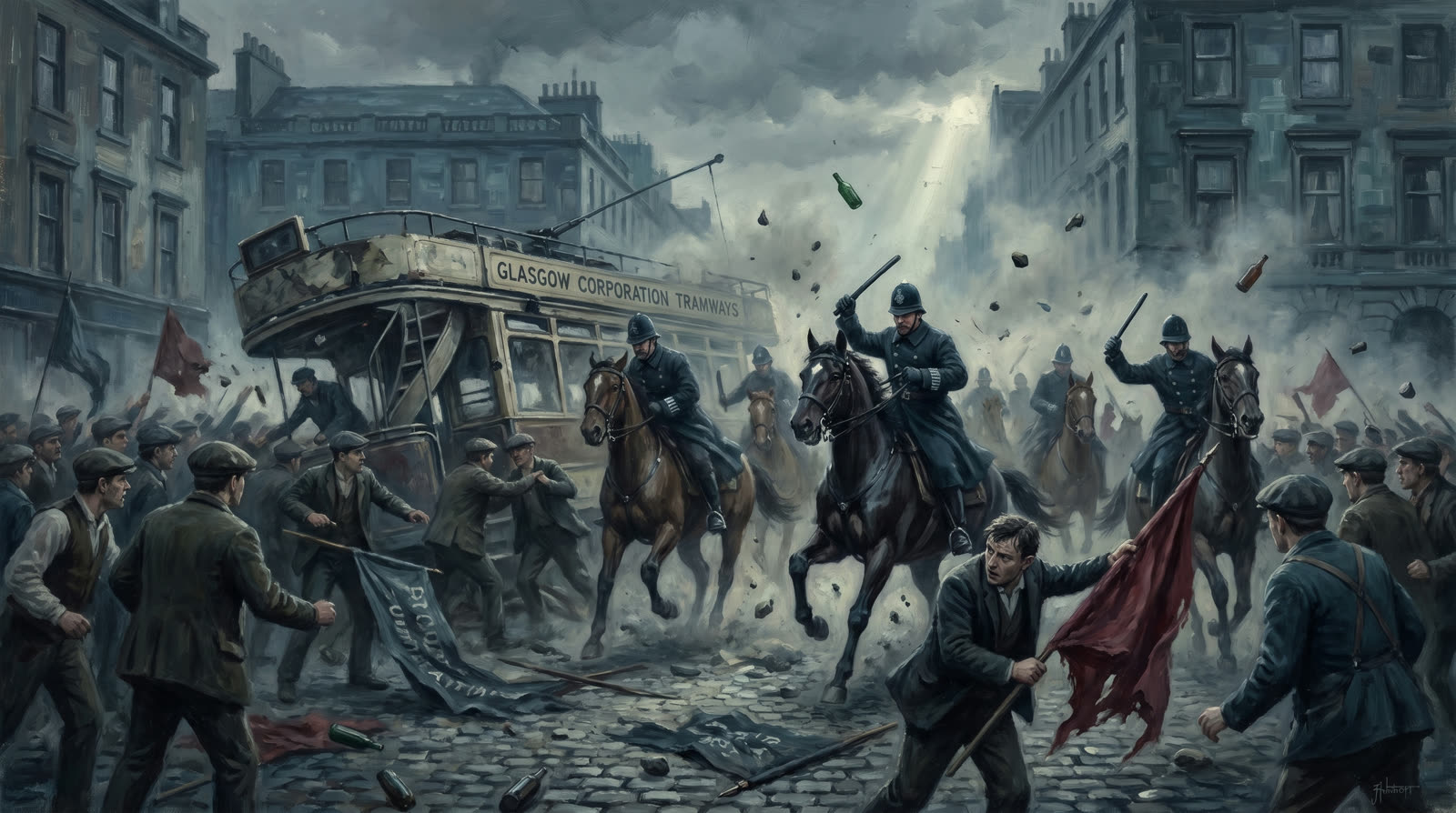 Glasgow 1919, the George Square riot